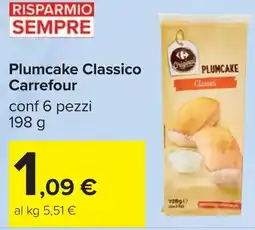 Carrefour Plumcake Classico CARREFOUR offerta
