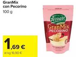Carrefour Granmix con pecorino FERRARI offerta