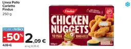 Carrefour Linea Pollo Carletto FINDUS offerta