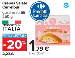 Carrefour Crepes Salate CARREFOUR offerta