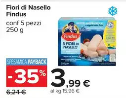 Carrefour Fiori di Nasello FINDUS offerta