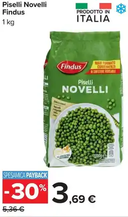 Carrefour Piselli Novelli FINDUS offerta