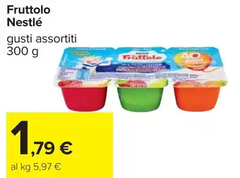 Carrefour Fruttolo Nestlé offerta