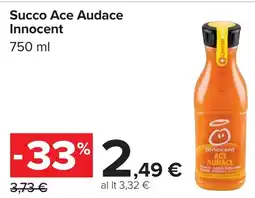 Carrefour Succo Ace Audace INNOCENT offerta