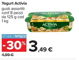 Carrefour Yogurt ACTIVIA offerta