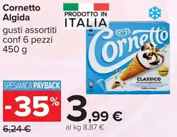 Carrefour CORNETTO Algida offerta