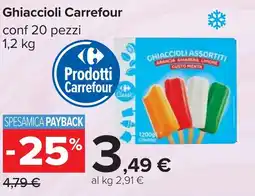 Carrefour Ghiaccioli CARREFOUR offerta