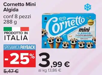 Carrefour Cornetto Mini Algida offerta