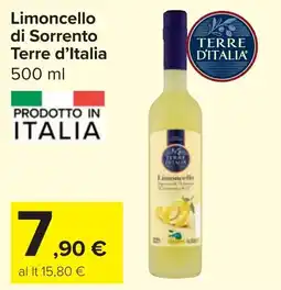 Carrefour Market Limoncello di Sorrento Terre d'Italia offerta