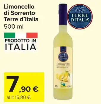Carrefour Market Limoncello di Sorrento Terre d'Italia offerta