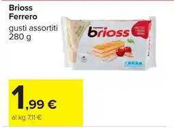 Carrefour Brioss Ferrero offerta