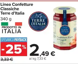 Carrefour Linea Confetture Classiche TERRE D'ITALIA offerta