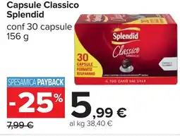 Carrefour Capsule Classico SPLENDID offerta