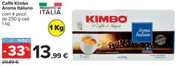 Carrefour Caffè KIMBO Aroma Italiano offerta