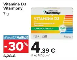Carrefour Vitamina D3 VITARMONYL offerta