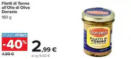 Carrefour Filetti di Tonno all'Olio di Oliva DONZELA offerta