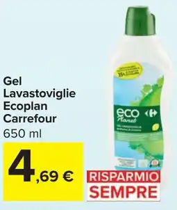 Carrefour Market Gel Lavastoviglie Ecoplan Carrefour offerta