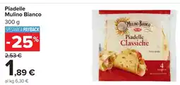 Carrefour Piadelle MULINO BIANCO offerta