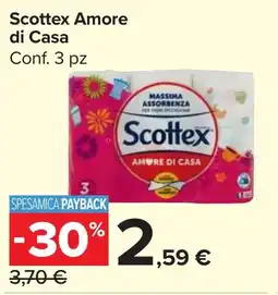 Carrefour Market Scottex Amore di Casa offerta