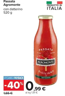 Carrefour Passata AGROMONTE offerta