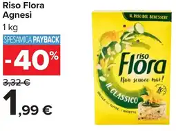 Carrefour RISO FLORA AGNESI offerta