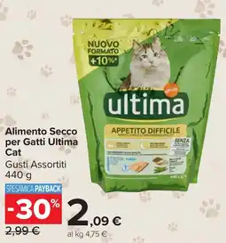 Carrefour Market Alimento Secco per Gatti Ultima Cat offerta