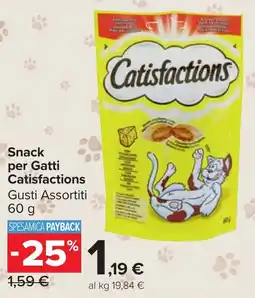 Carrefour Market Snack per Gatti Catisfactions offerta