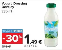 Carrefour Yogurt Dressing DEVELEY offerta