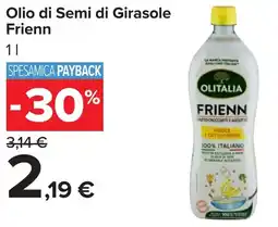 Carrefour Olio di Semi di Girasole Frienn offerta