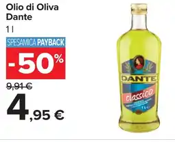 Carrefour Olio di oliva DANTE offerta
