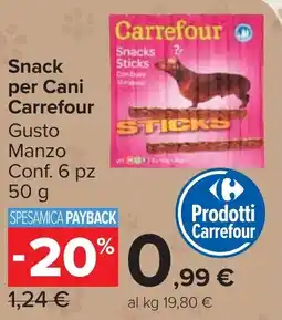 Carrefour Market Snack per Cani Carrefour offerta