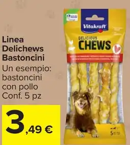 Carrefour Market Linea Delichews Bastoncini offerta