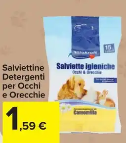 Carrefour Market Salviettine Detergenti per Occhi e Orecchie offerta