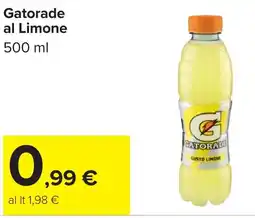 Carrefour GATORADE al Limone offerta