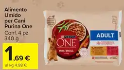 Carrefour Market Alimento Umido per Cani Purina One offerta
