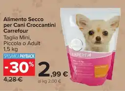Carrefour Market Alimento Secco per Cani Croccantini Carrefour offerta