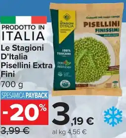 Carrefour Market Le Stagioni D'Italia Pisellini Extra Fini offerta