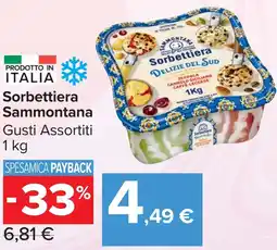 Carrefour Market Sorbettiera Sammontana Gusti Assortiti offerta