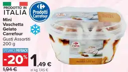 Carrefour Market Mini Vaschetta Gelato Carrefour offerta