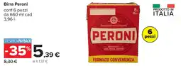 Carrefour Birra Peroni offerta