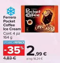 Carrefour Market Ferrero Pocket Coffee Ice Cream offerta