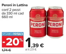 Carrefour PERONI in Lattina offerta