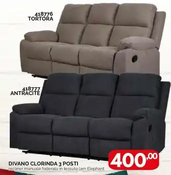 Divano Clorinda 3 Posti