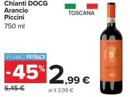 Carrefour Chianti docg ARANCIO PICCINI offerta