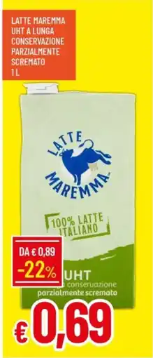 IperFamila Latte maremma uht a lunga conservazione parzialmente scremato offerta