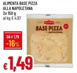 IperFamila Alimenta base pizza alla napoletana offerta