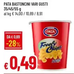 IperFamila Pata bastoncini vari gusti offerta