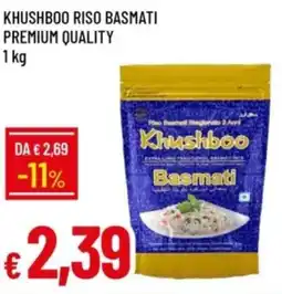 IperFamila Khushboo riso basmati premium quality offerta