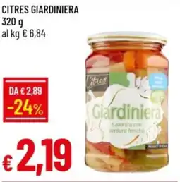 IperFamila Citres giardiniera offerta