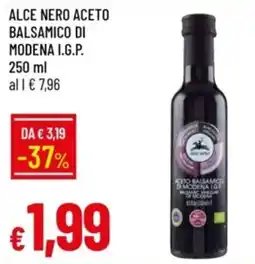 IperFamila Alce nero aceto balsamico di modena I.G.P. offerta